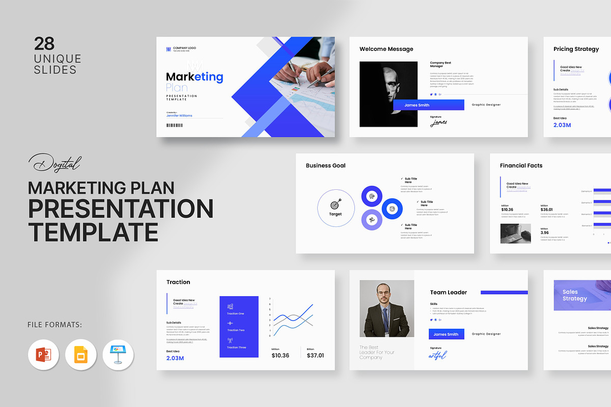 Marketing Plan Presentation Template