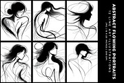 Abstract Flowing Portraits, a Decorative Illustration by Digital Art Creations (Thumbnail 2 of 6)
