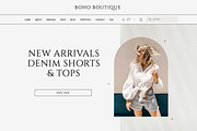 Boho Wix Website Template, a Wix Template by Studio Luxe Creative (Thumbnail 1 of 12)