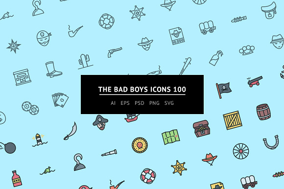 The Bad Boys Icons 100 preview 4