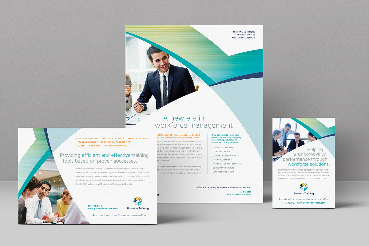 Business Training Flyer Template, a Flyer Template by StockLayouts (Photo 1 of 3)