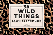 36 Wild Things: Golden Animal Prints, a Pattern Graphic by Blixa 6 Studios (Thumbnail 1 of 10)