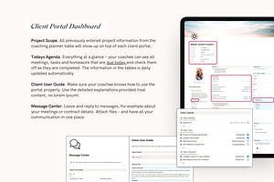 Notion Template Coaching Planner