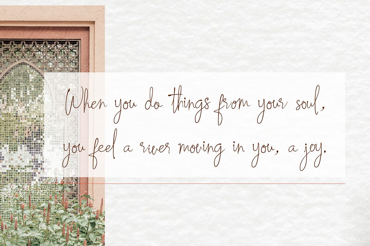 Resalaty - Handwritten Font, a Handwritten Font by Namela Studio (Photo 4 of 7)