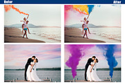 35 Smoke Bomb Overlays, colorful fog, a Layer Style Add-On by OverlayBox (Thumbnail 2 of 5)