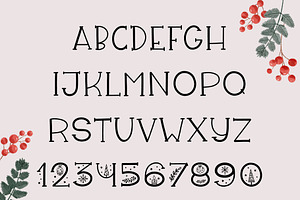 Christmas Bliss. Display Font