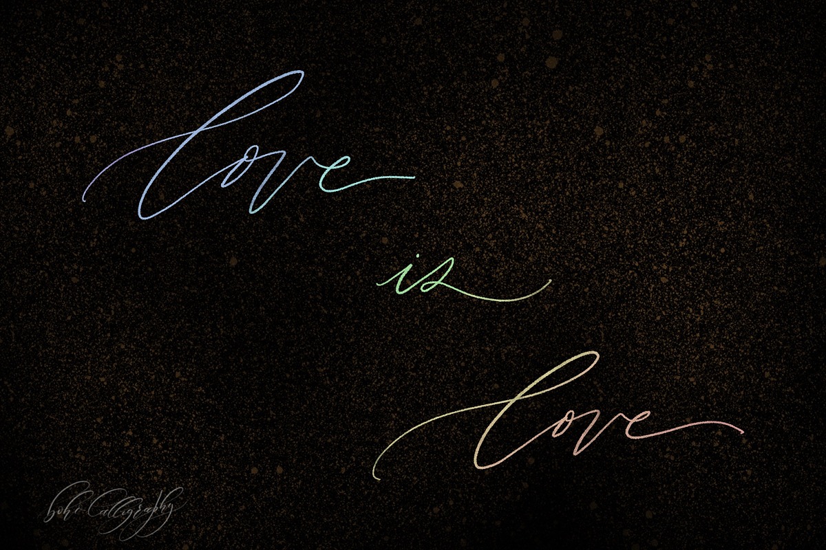Dip Pen Procreate Calligraphy Brush, a Brush Add-On by BohoCalligraphy (Photo 3 of 5)