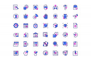 Line design icons with color filling, an Outline Icon by Boyko Pictures (Thumbnail 10 of 10)