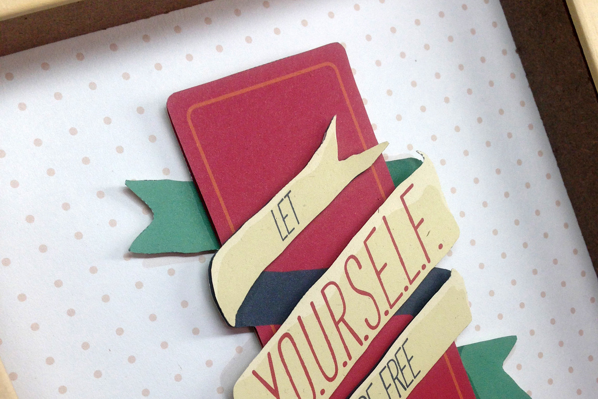 Typography Papercut Template, a Card Template by GrouchlambInc ...