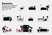 Furniture - Modern Graphics, a Decorative Illustration by illugrama (Thumbnail 4 of 10)