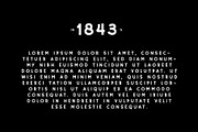 HOUSEEN 1843, a Font by SON OF THIRTEEN (Thumbnail 5 of 7)