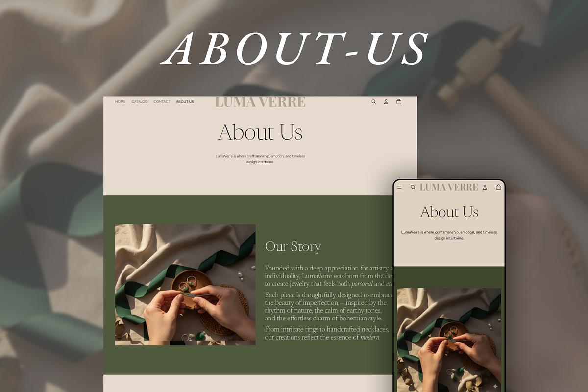 Luma Verre Jewelry Shopify Theme, a Shopify Template by AtelierDuVow (Photo 6 of 10)