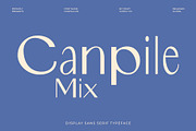 Canpile Mix, a Sans Serif Font by Craft Supply Co. (Thumbnail 1 of 8)