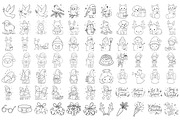 Christmas Doodle SVG Graphics, a Seasonal Illustration by DENIDigitalArtSudio (Thumbnail 3 of 9)