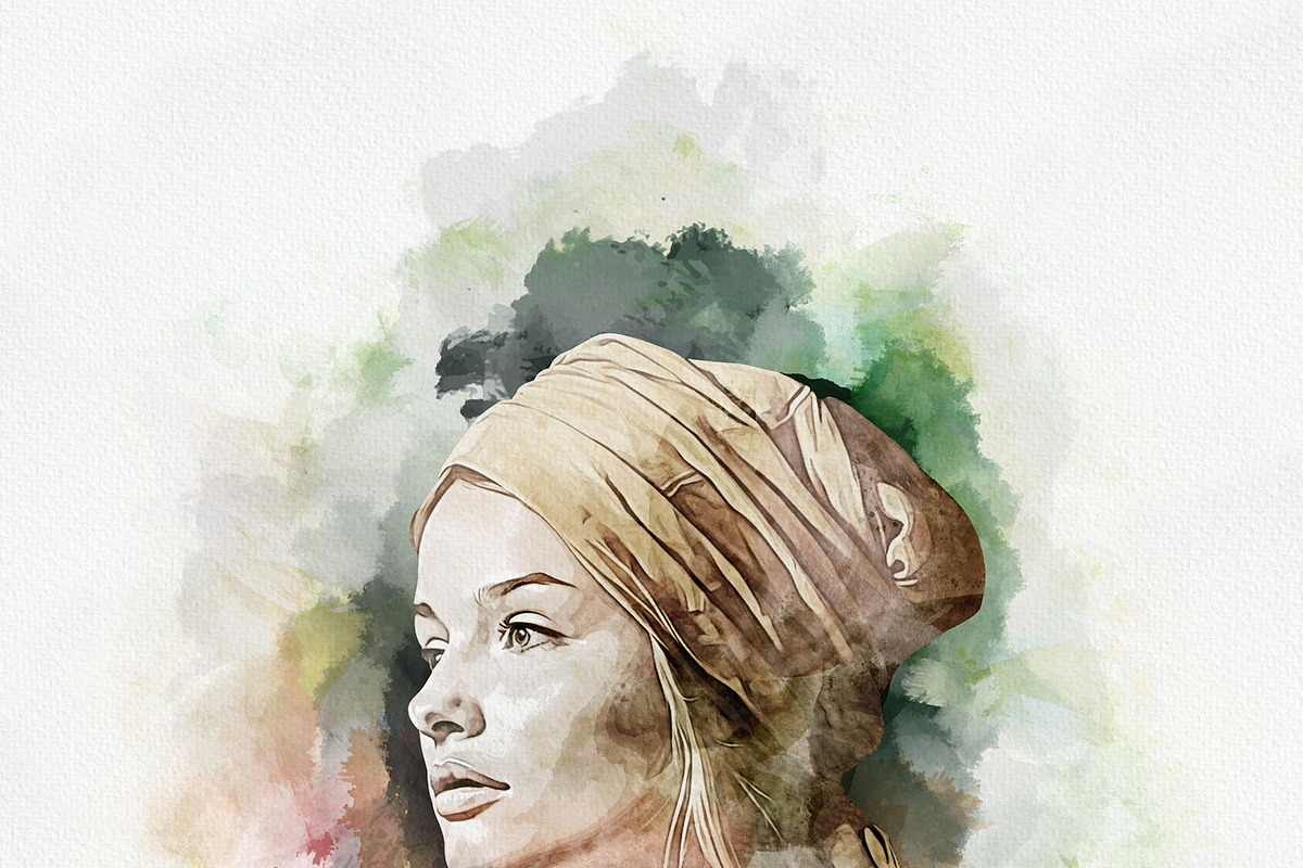 Mixed Watercolor Art Photo Effect, an Action Add-On by Photoshop Action (Photo 9 of 23)