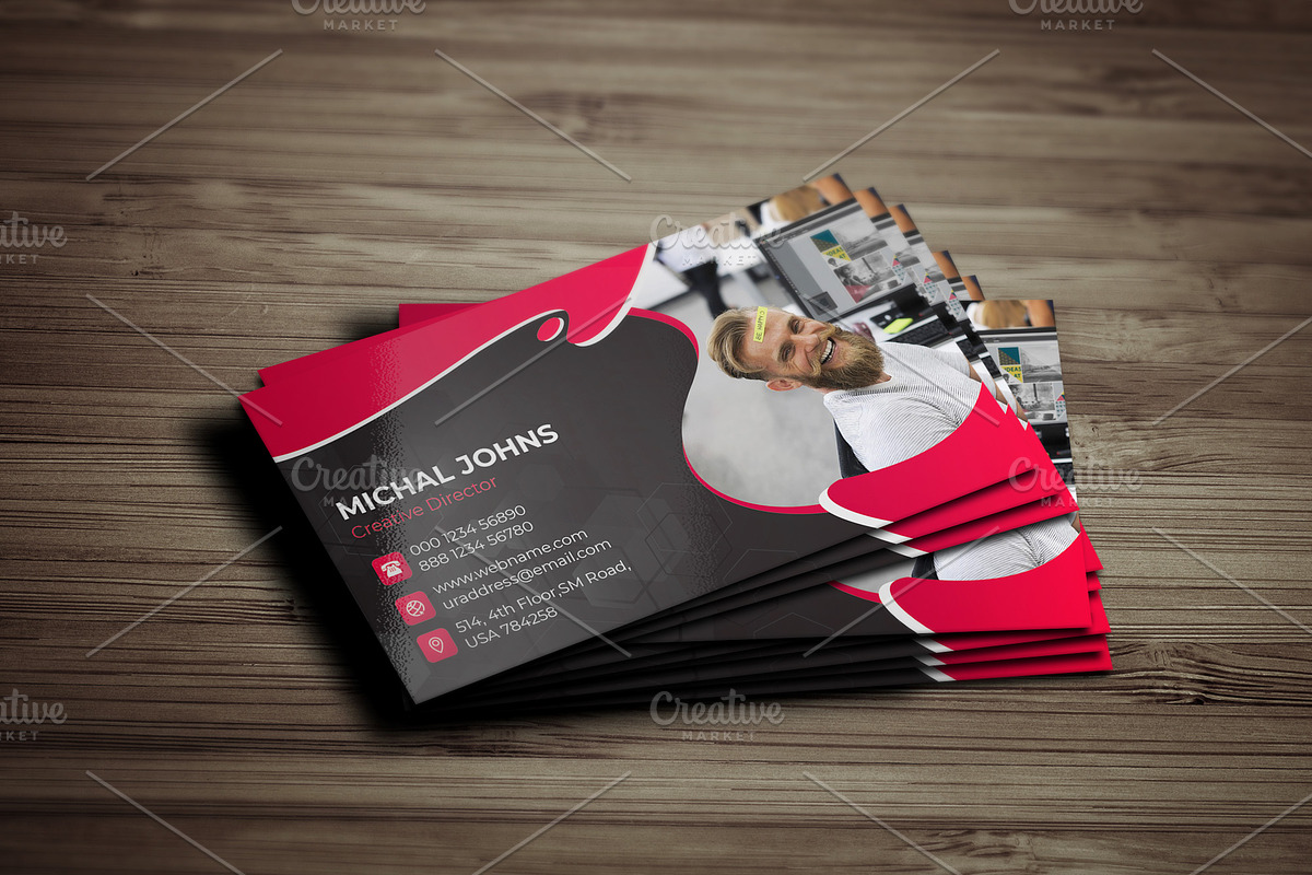 Business Cards, a Business Card Template by DesignsLab (Photo 3 of 12)