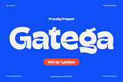 Gatega - Modern Inktrap Sans Family, a Sans Serif Font by agnyhasyastudio (Thumbnail 16 of 16)