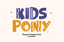 Kids Pony - Playful Display Font