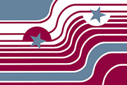 Sporty Wine and Grey Stripe, a Background Graphic by Sharon Schwalbe (Thumbnail 6 of 6)