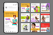 Fashion Social Media Post Template, a Social Media Template by CreativeShaper (Thumbnail 1 of 3)