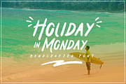 Holiday In Monday, a Sans Serif Font by Dikas Studio (Thumbnail 1 of 7)