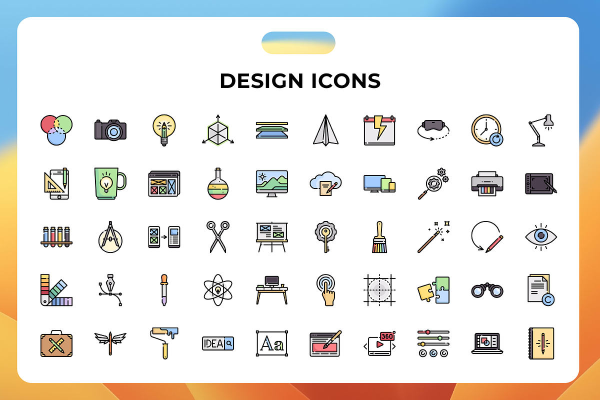 Design Icons, a Duotone Icon by Wencory (Photo 1 of 2)