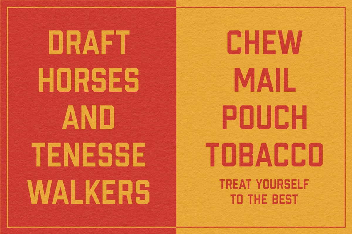 Unite - Vintage Geometric Font, a Sans Serif Font by Luna Shop (Photo 2 of 6)