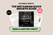 The Quick Instagram Growth Guide MRR, a Social Media Template by Design By Hira (Thumbnail 1 of 9)