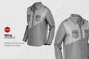 Tactical Dress Shirt V.03 Mockup, a Shirt Mockup by Mildstudio (Thumbnail 2 of 3)