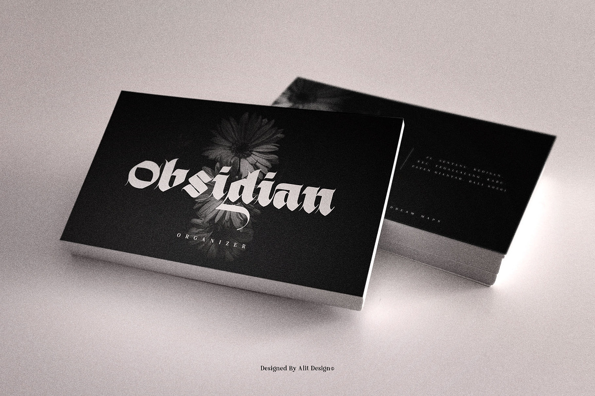 Black Obesity Blackletter Font, a Blackletter Font by alit design (Photo 14 of 17)