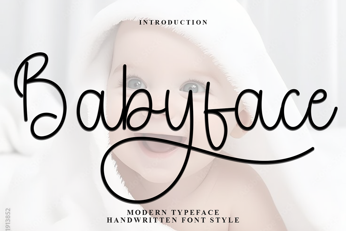 Babyface, a Handwritten Font by InermediaSTUDIO (Photo 1 of 8)