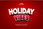 Text Effect Holiday, a Layer Style Add-On by Navy Graphic (Thumbnail 1 of 2)