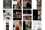 ROMY II: IG PORTRAIT 4:5 TEMPLATE, a Social Media Template by Alice Revel Co (Thumbnail 1 of 12)