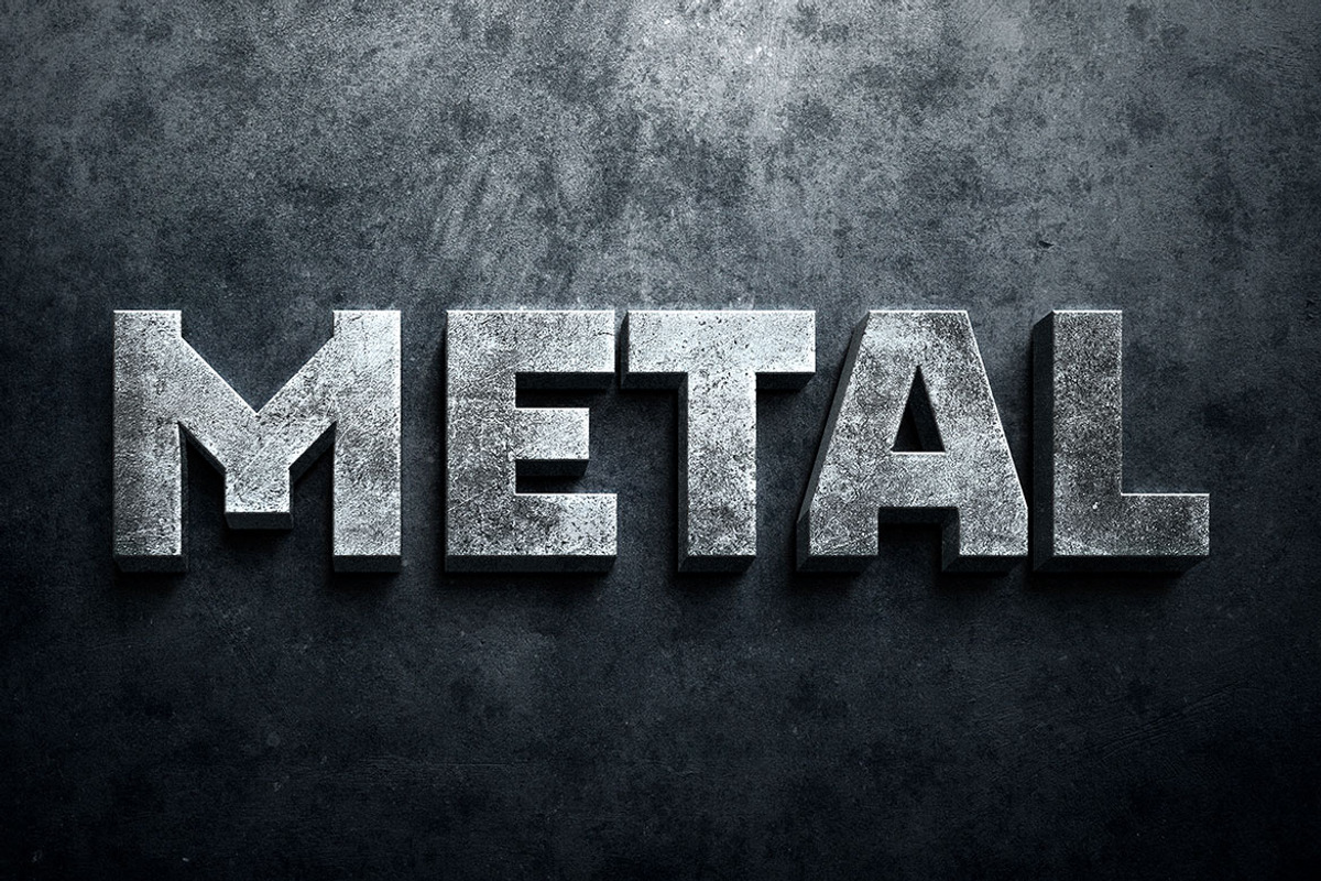 Metallic Text Effect, a Layer Style Add-On by dokudokunomi (Photo 2 of 4)