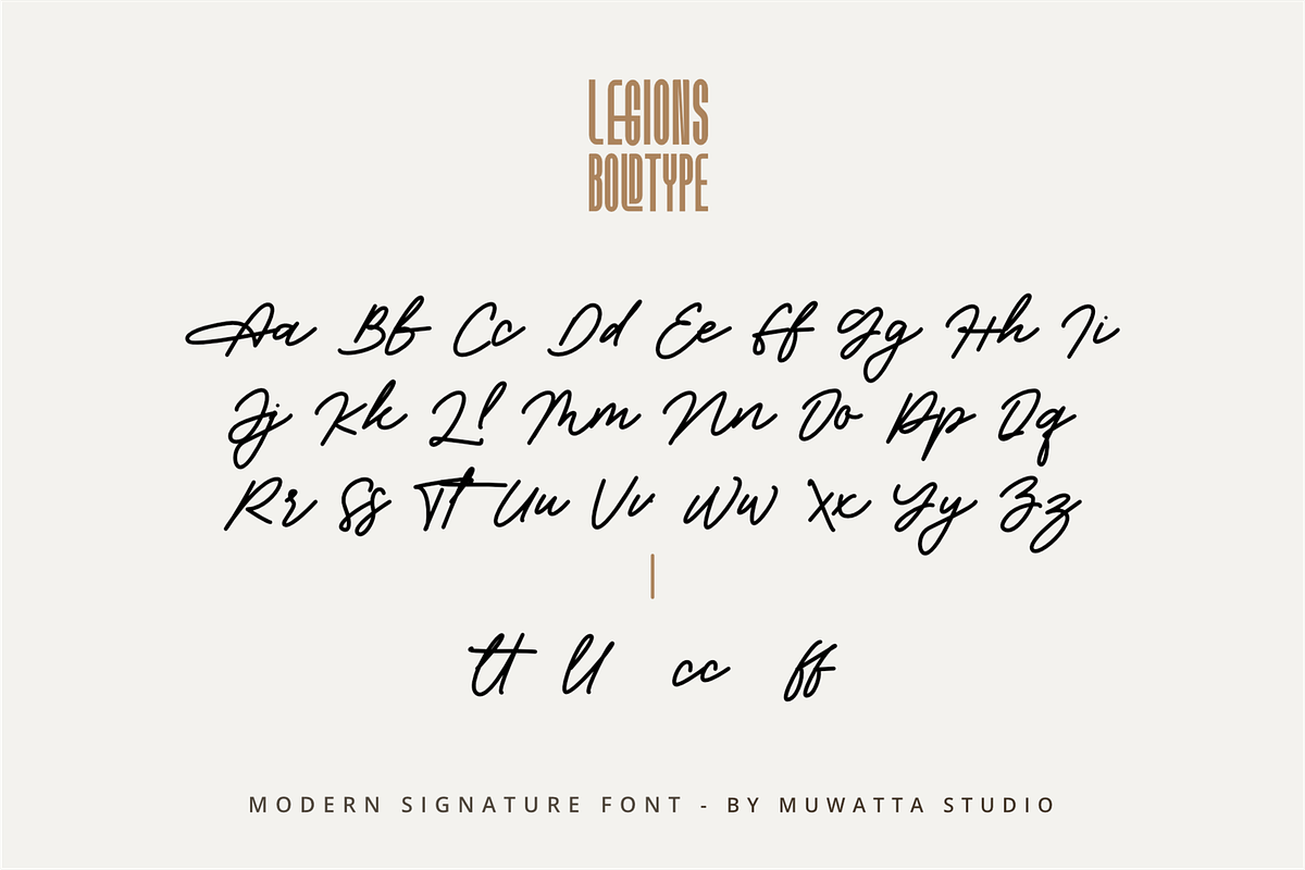 Legions Boldtype, a Sans Serif Font by Muwatta Studio (Photo 9 of 10)