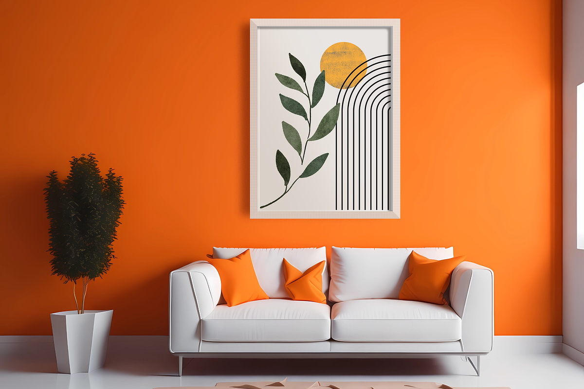 Interior Mockup, Living Room Mockups, a Print Template by Ali's Designs (Photo 3 of 4)