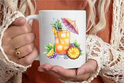 Whimsical Summer Cocktail Clipart, an Illustration by designcity5 (Thumbnail 5 of 5)