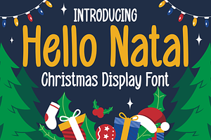 Hello Natal - A Modern Handwritten, a Handwritten Font by Marvadesign
