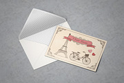A6 Postcard with Envelope Mock-Up, a Print Template by MassDream (Thumbnail 4 of 11)