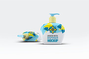 Cosmetic Bottle Dispenser Mock-Up, a Product Mockup by DesignRushMarket (Thumbnail 1 of 5)