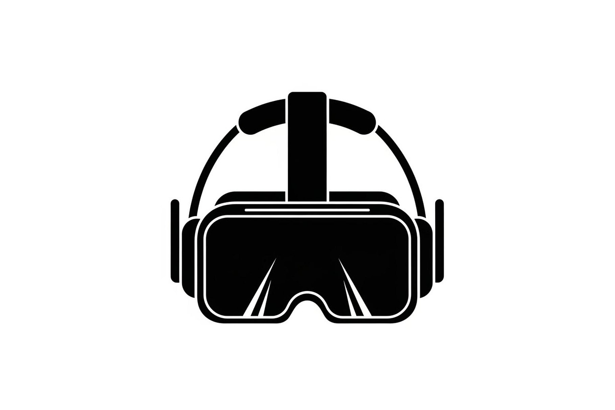 50 VR Goggles Headset Silhouette, an Illustration by yasushie (Photo 31 of 51)