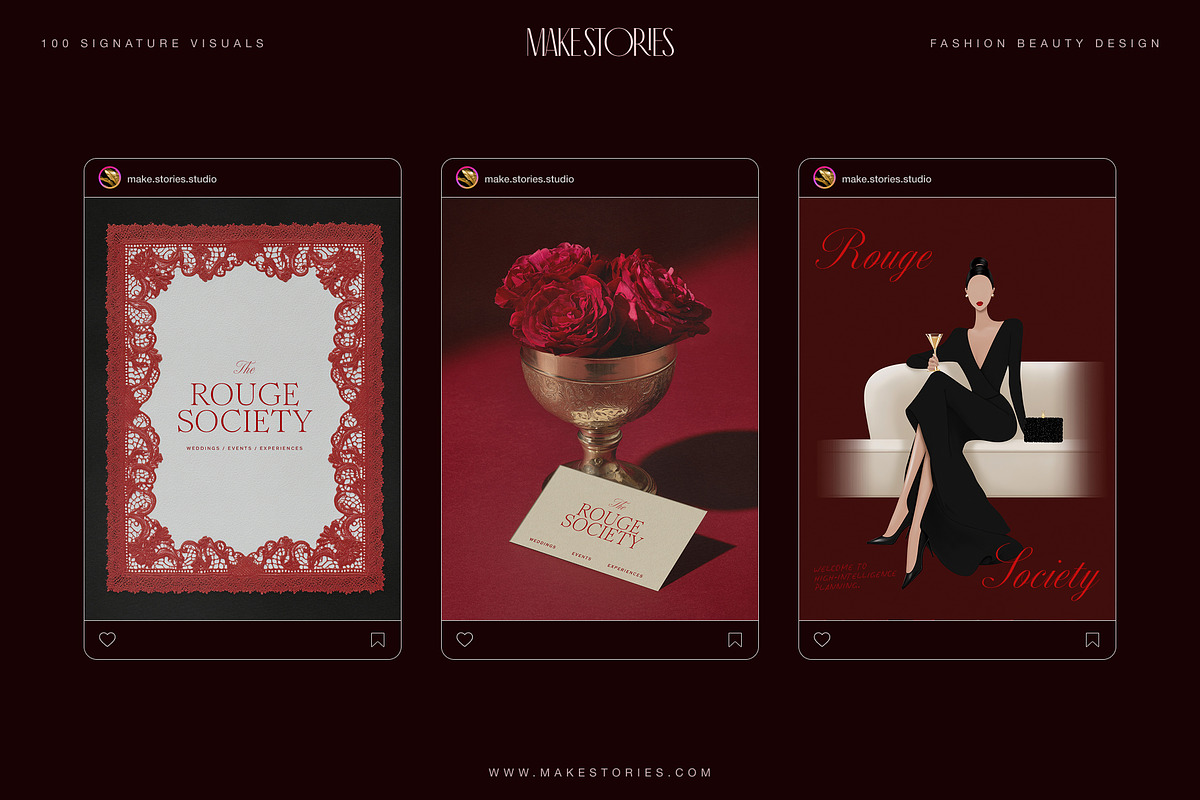 Bold Moody Red Aesthetic Stock Image, a Beauty & Fashion Photo by Make Stories Studio (Photo 5 of 8)
