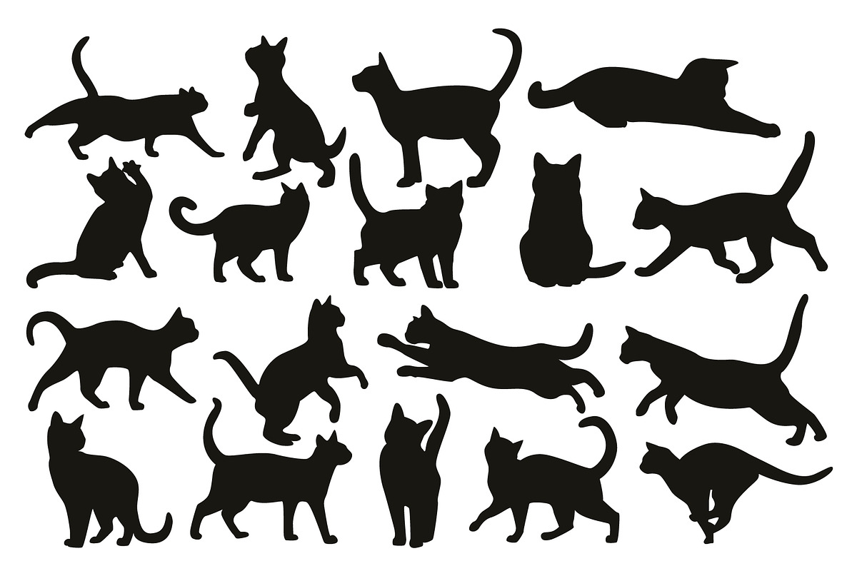 Cat Pose In Silhouette, an Icon by Alegaciez