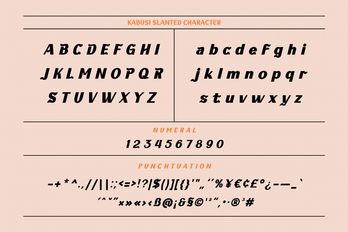 Kabusi, a Sans Serif Font by twinstd (Photo 11 of 13)