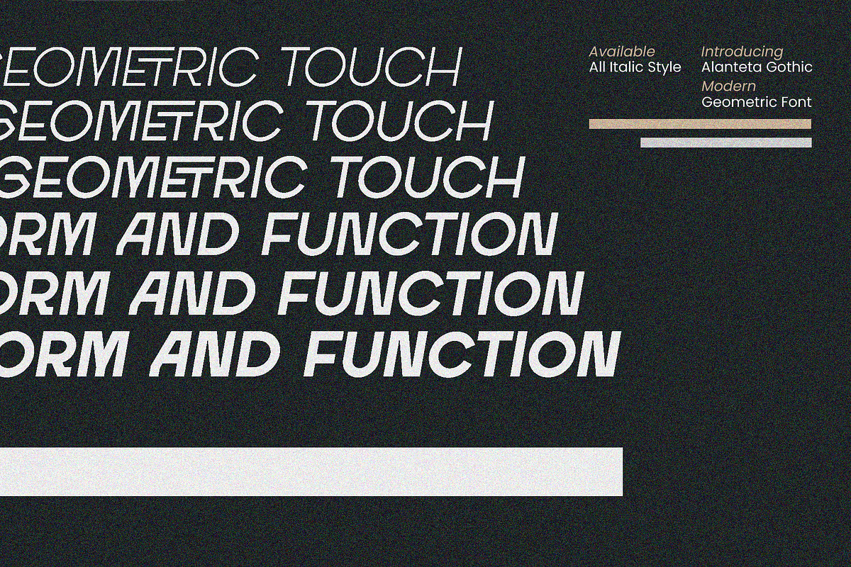 ERF Alanteta Gothic Geometric Font, a Font by Erifqizefont (Photo 6 of 15)
