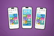 Science Fair Event Flyer Set, a Flyer Template by The Good Store (Thumbnail 2 of 2)