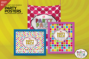 Party Posters and Banners MockUp, a Cups & Container Mockup by INCDesign (Thumbnail 1 of 7)