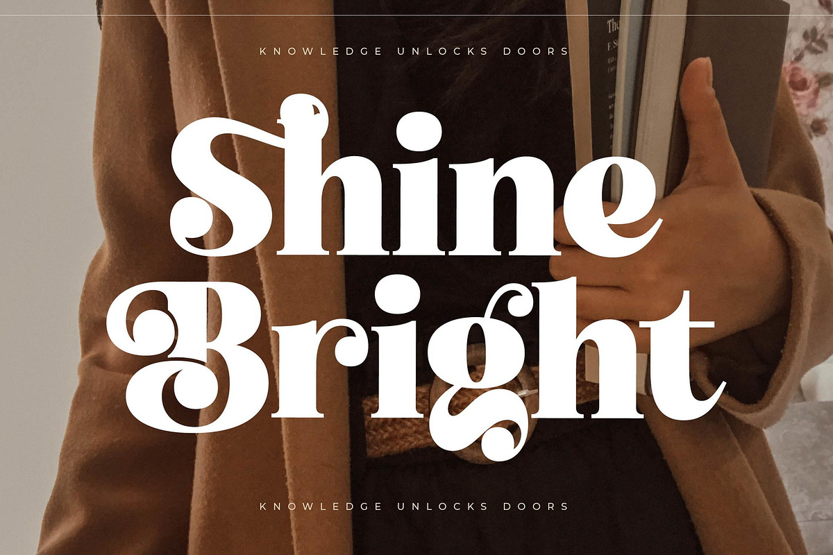Atlantis Famingo Retro Serif Font, a Serif Font by Letterena Studios (Photo 5 of 15)