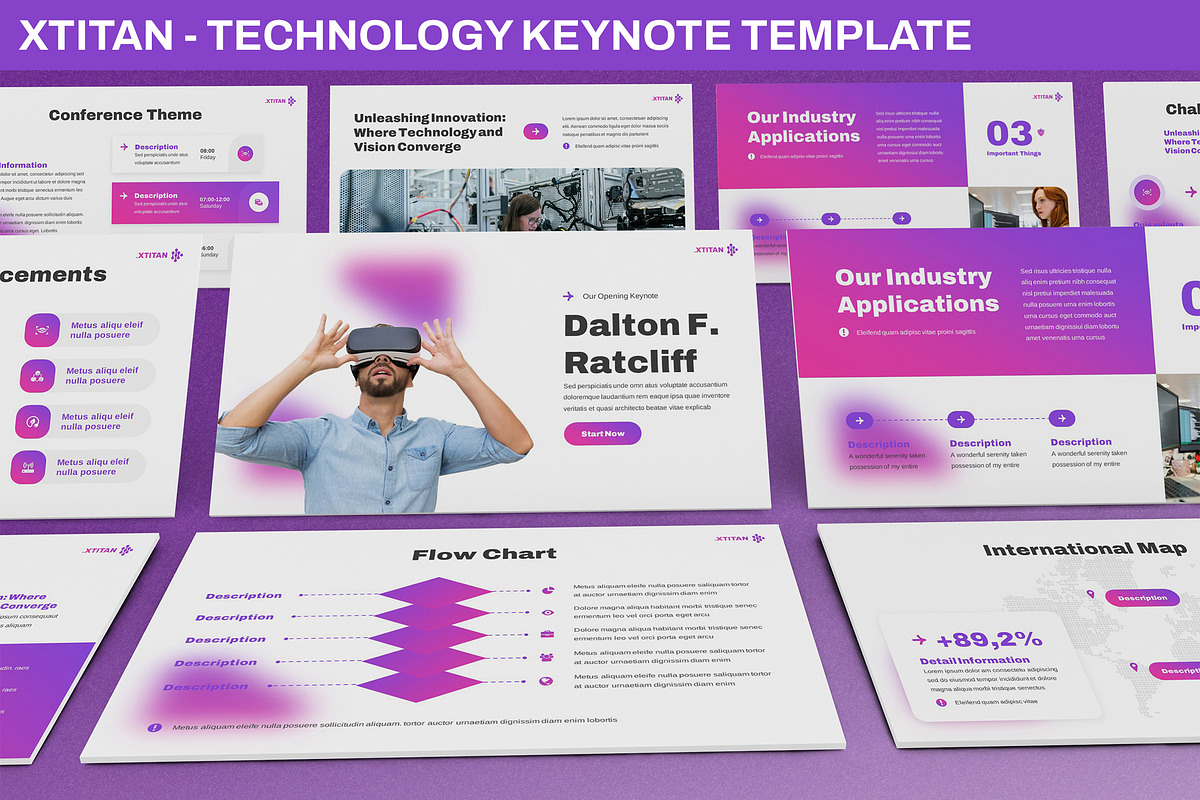 Xtitan - Technology Keynote, a Presentation Template by SlideFactory (Photo 1 of 4)