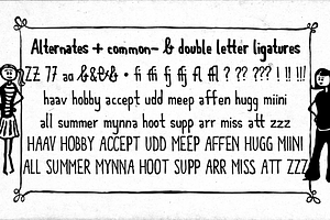 Meep Sisters - 8 Fonts